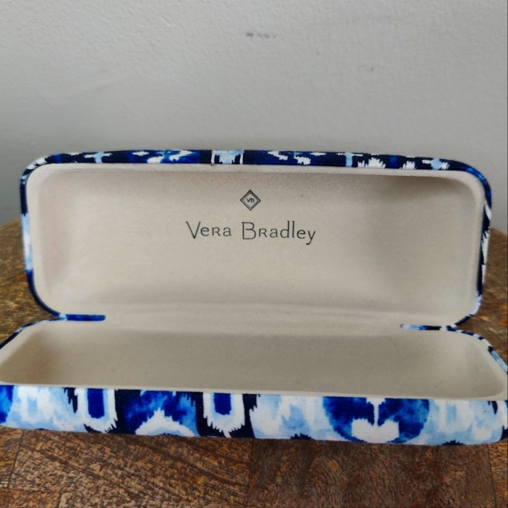 Vera Bradley eyeglasses sunglasses holder case hard with padded exterior